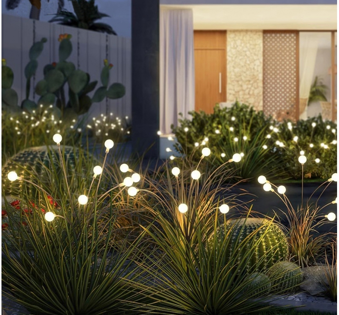 太阳能户外灯萤火虫灯花园灯草坪灯庭院氛围灯动物灯地插灯景观灯