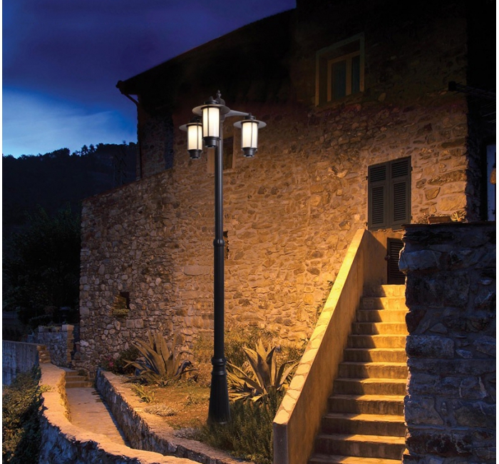 高杆灯户外广场路灯新中式园林景观灯庭院草坪灯小区道路灯