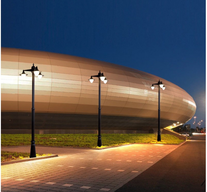 高杆灯户外小区路灯别墅庭院灯室外铝型材景观灯防水草坪灯